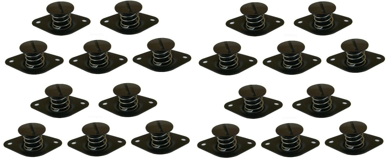 Self Ejecting Dzus Button 7/16 Slotted Alum 20 Pack Fasteners Quarter Turn .500