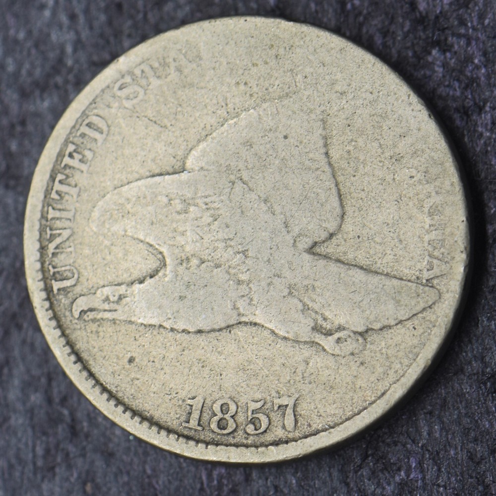 1857 Flying Eagle Cent 1C - COINGIANTS -