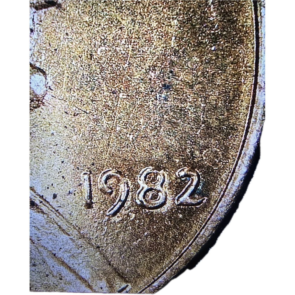 1982 Lincoln Cent 2.5 g unique date and die errors on OBVERSE and REVERSE