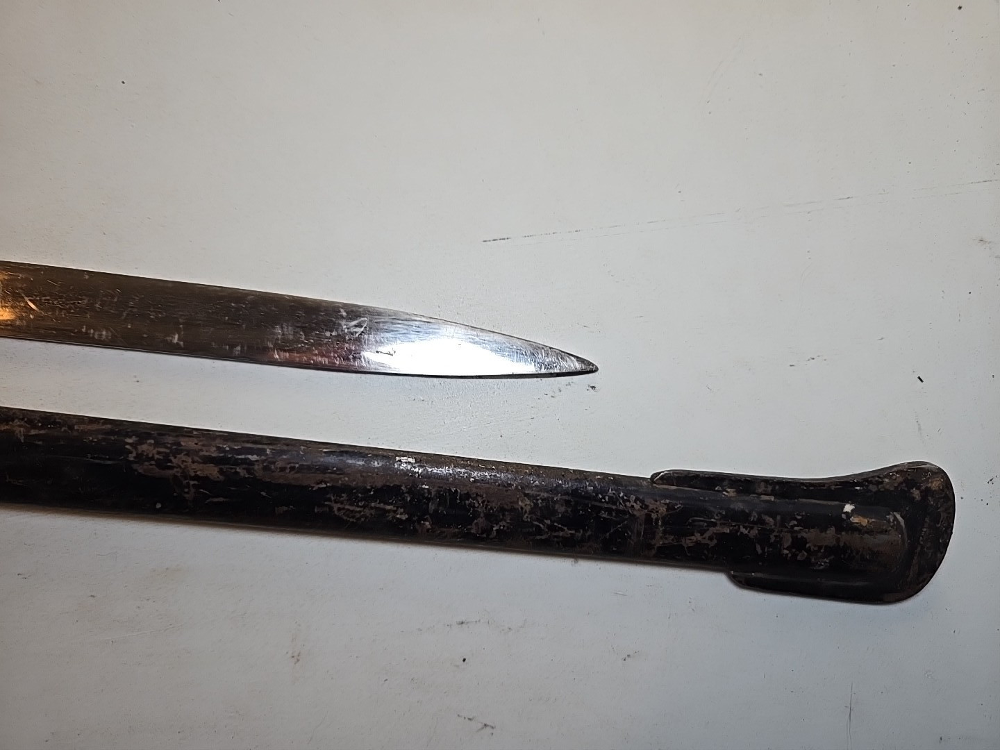 WWI German Prussian Infantry Officers Sword with Scabbard