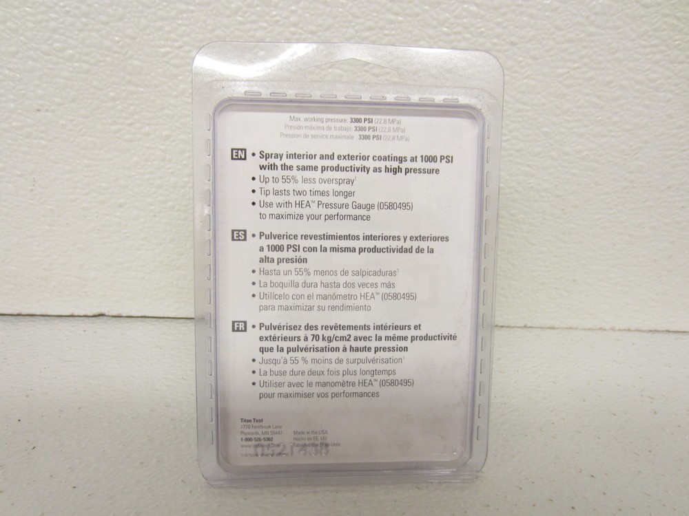 Titan 515 HEA Tip & Guard Combo Kit, High Efficiency Airless, Low Pressure