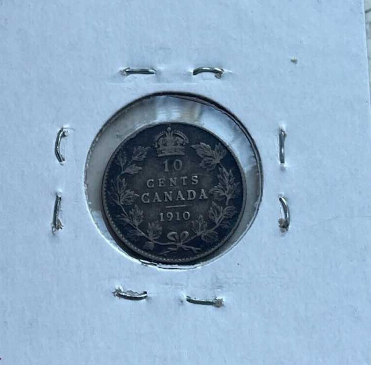 1910 Canada 10 Cents - Silver - #1