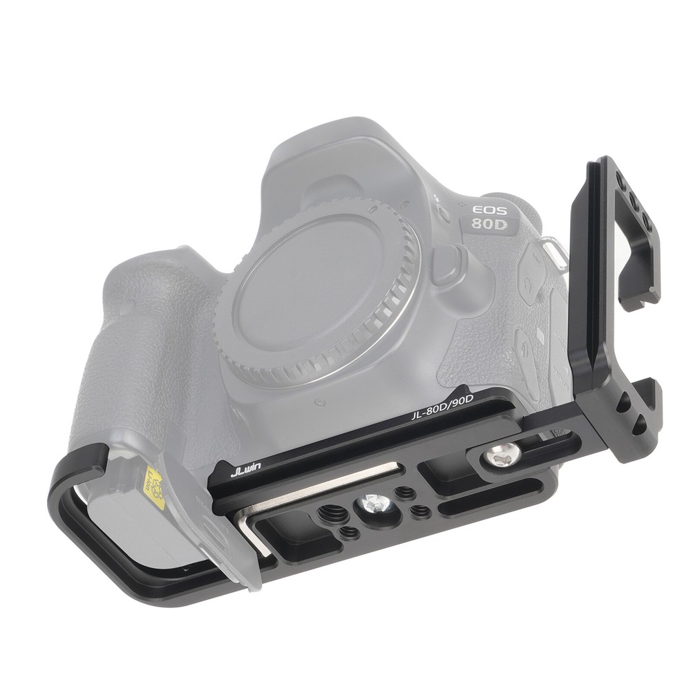 L Bracket Camera Mount Quick Release Plate For Canon 70D 80D 90D