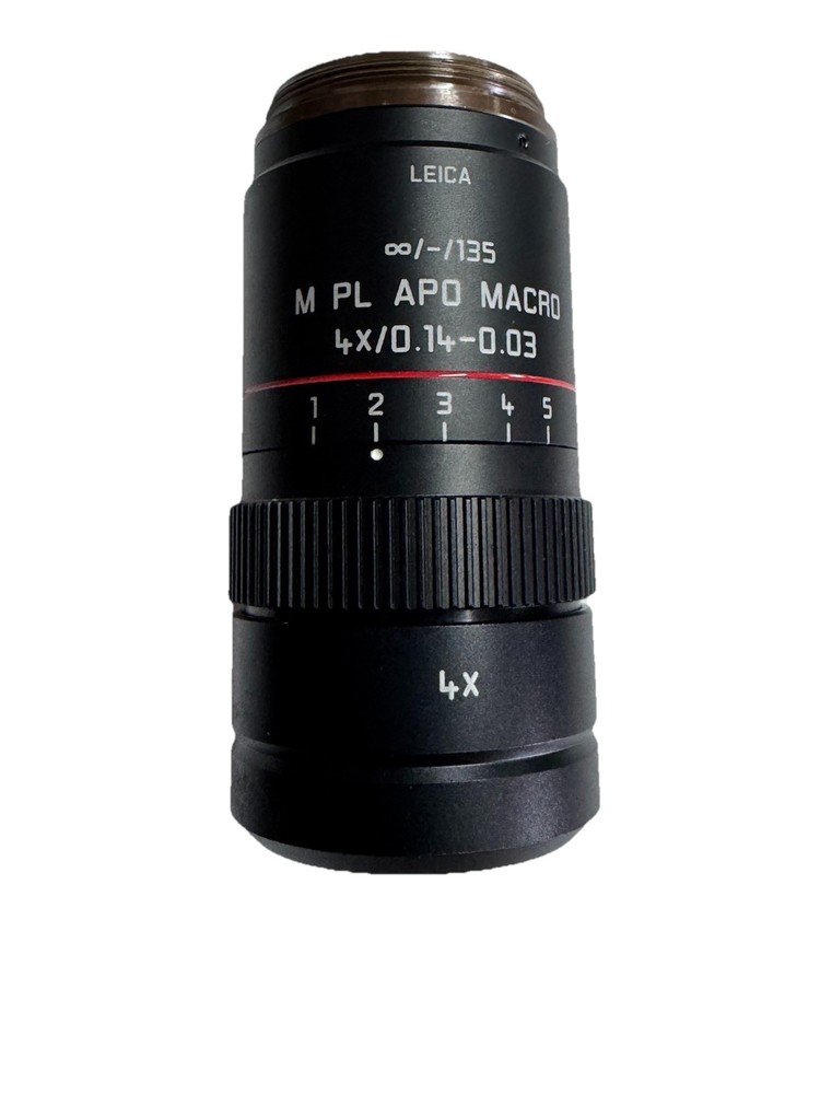 Leica Forensic Comparison Microscope Objective M PL APO MACRO 4x 581049