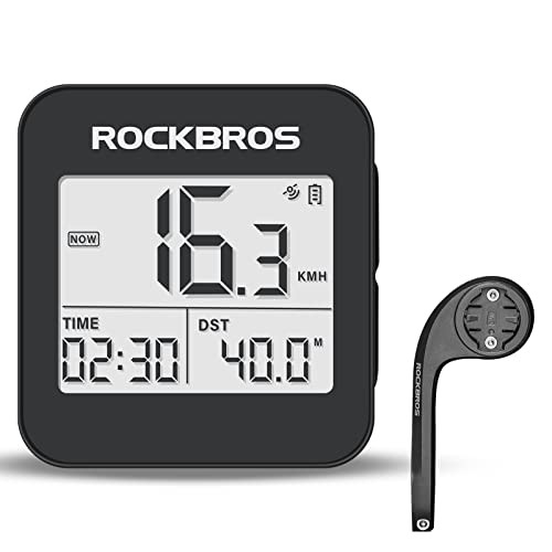 GPS Bike Computer with Mount, Cycling Computer with Automatic Backlight,