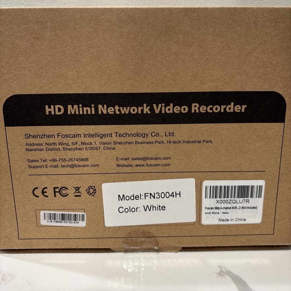 Foscam HD Mini Network Video Recorder Model FN3004H