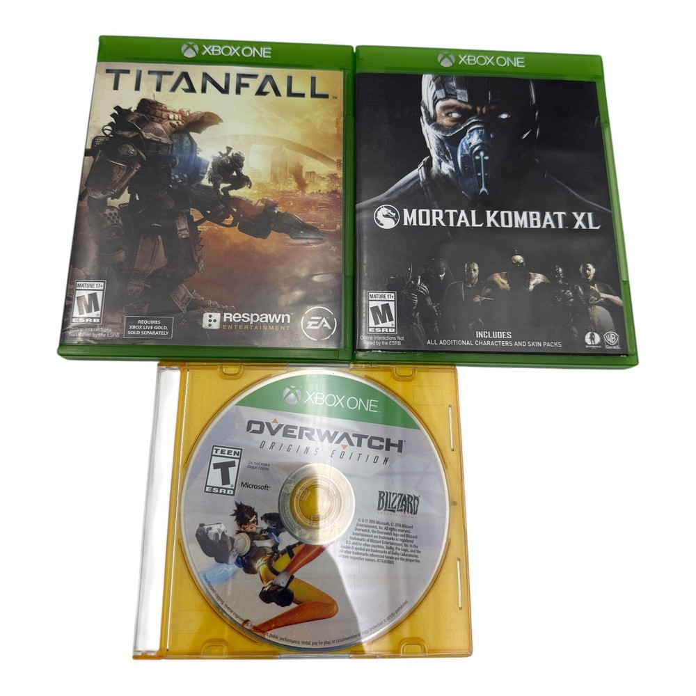 Microsoft Xbox One 500GB Black Console Wired Controller 3 Games Bundle ##1