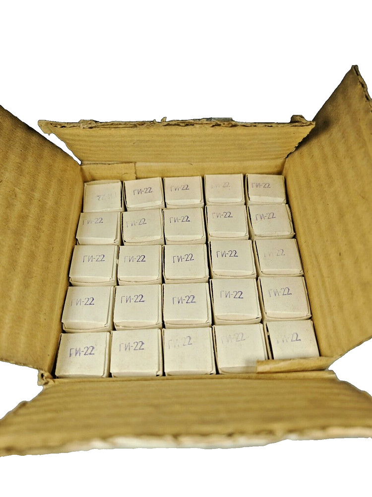 GI-22/ ГИ-22  PULSE  GENERATOR TRIODE TUBE NOS in BOX /OTK  QTY-2 Pcs.