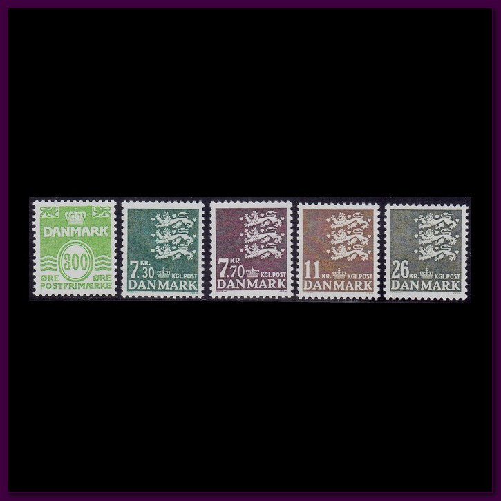 Denmark - 1989  (937-941) Mint never Hinged