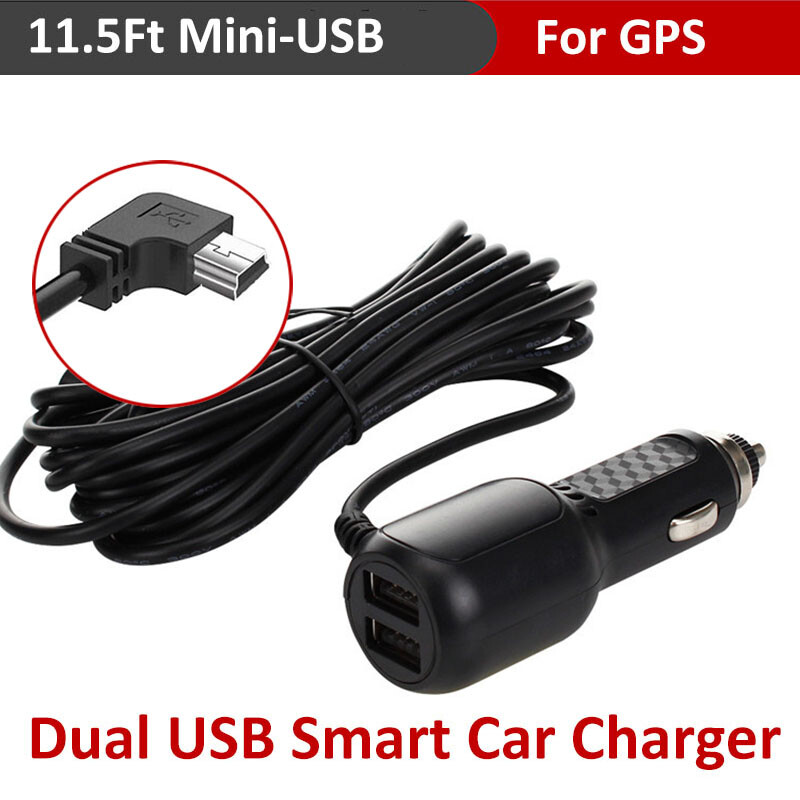 Car Charger Cord for Garmin DriveSmart 55 61 65lms DriveAssist 50 51 60 GPS TA20