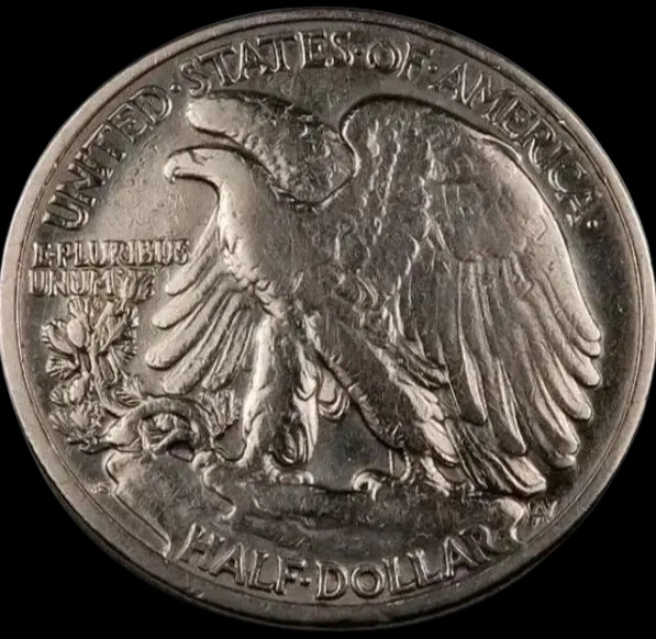 1928-S Walking Liberty Silver Half Dollar - Extra Fine / Almost Uncirculated