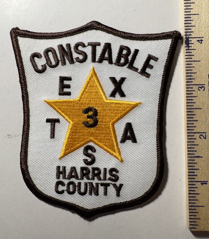 RARE ~ Harris County Texas Constable Precinct 3 Patch