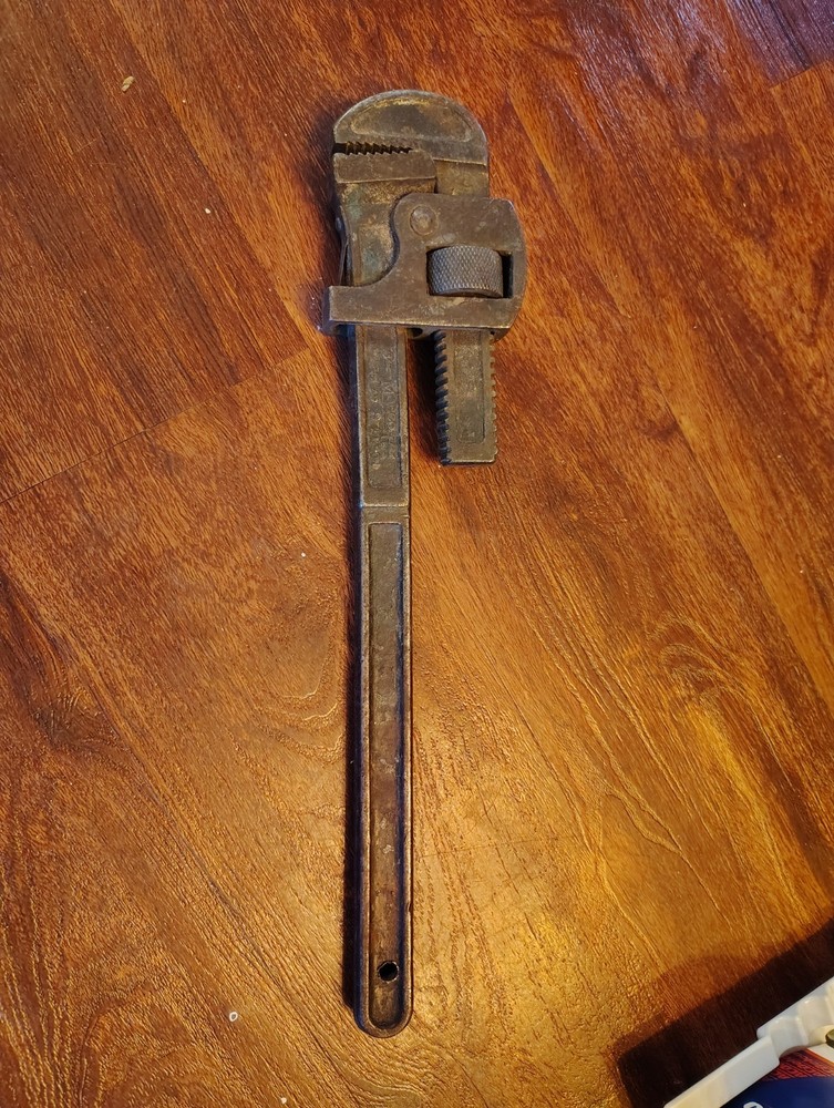 STILLSON WRENCH MOORE DROP FORGING CO. MORCO PIPE MONKEY WRENCH