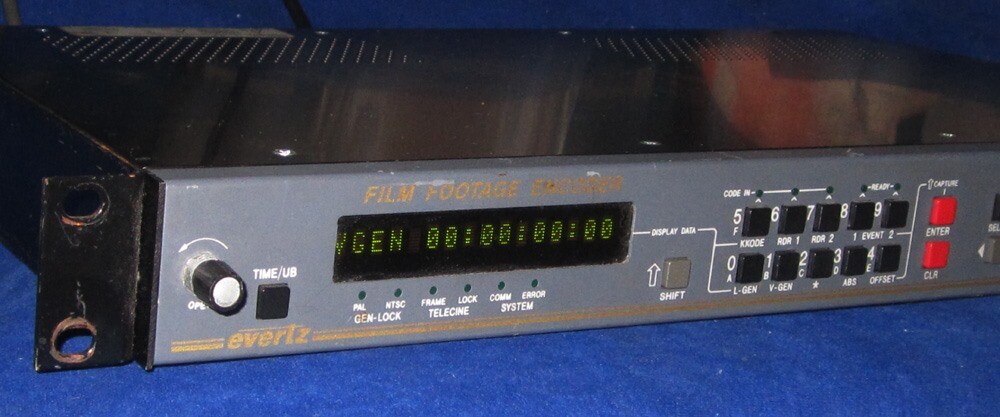 Evertz 4025D Film Footage Encoder