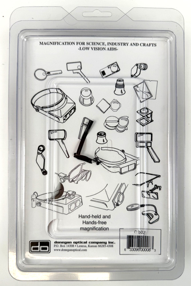 Donegan Optical Visual Aids C602 2.5″ Handheld Magnifier – New