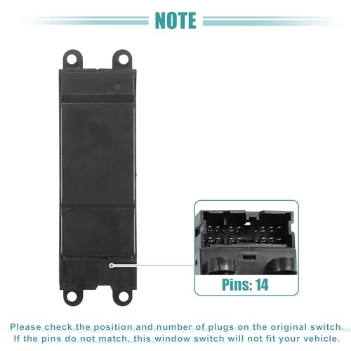 Front Left Driver Side Power Window Switch Window Control Switch Fit for