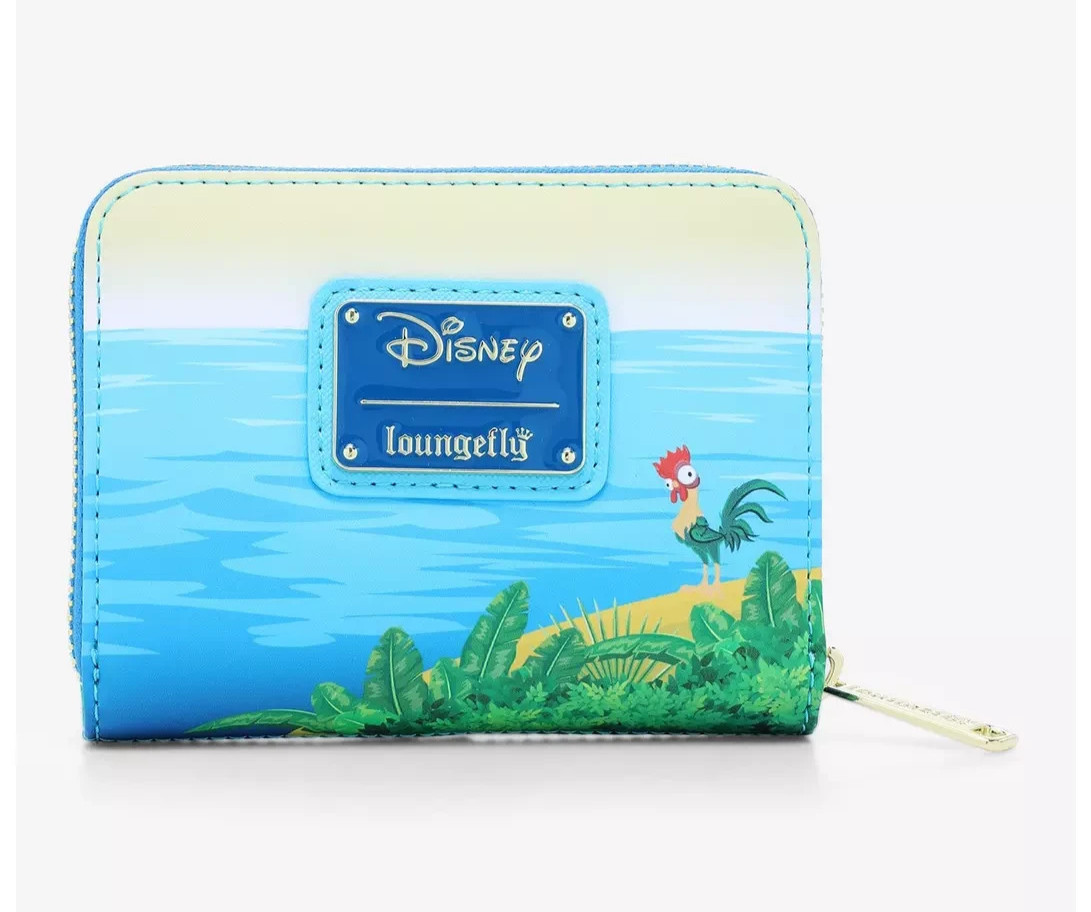 Loungefly Disney Moana Pua Canoe Wallet Hei Hei NEW SEALED