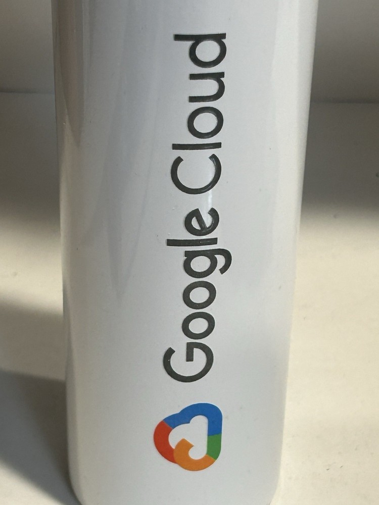 GOOGLE CLOUD WATER BOTTLE 20 OUNCES METAL