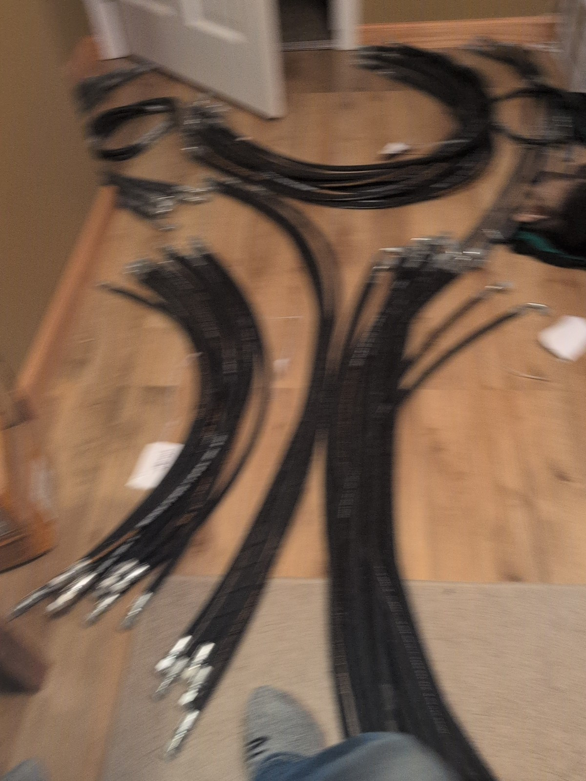 Agt Miva Chinese Mini Excavator Hydraulic Hose M14x1.5 X 48" One End 90° One Str