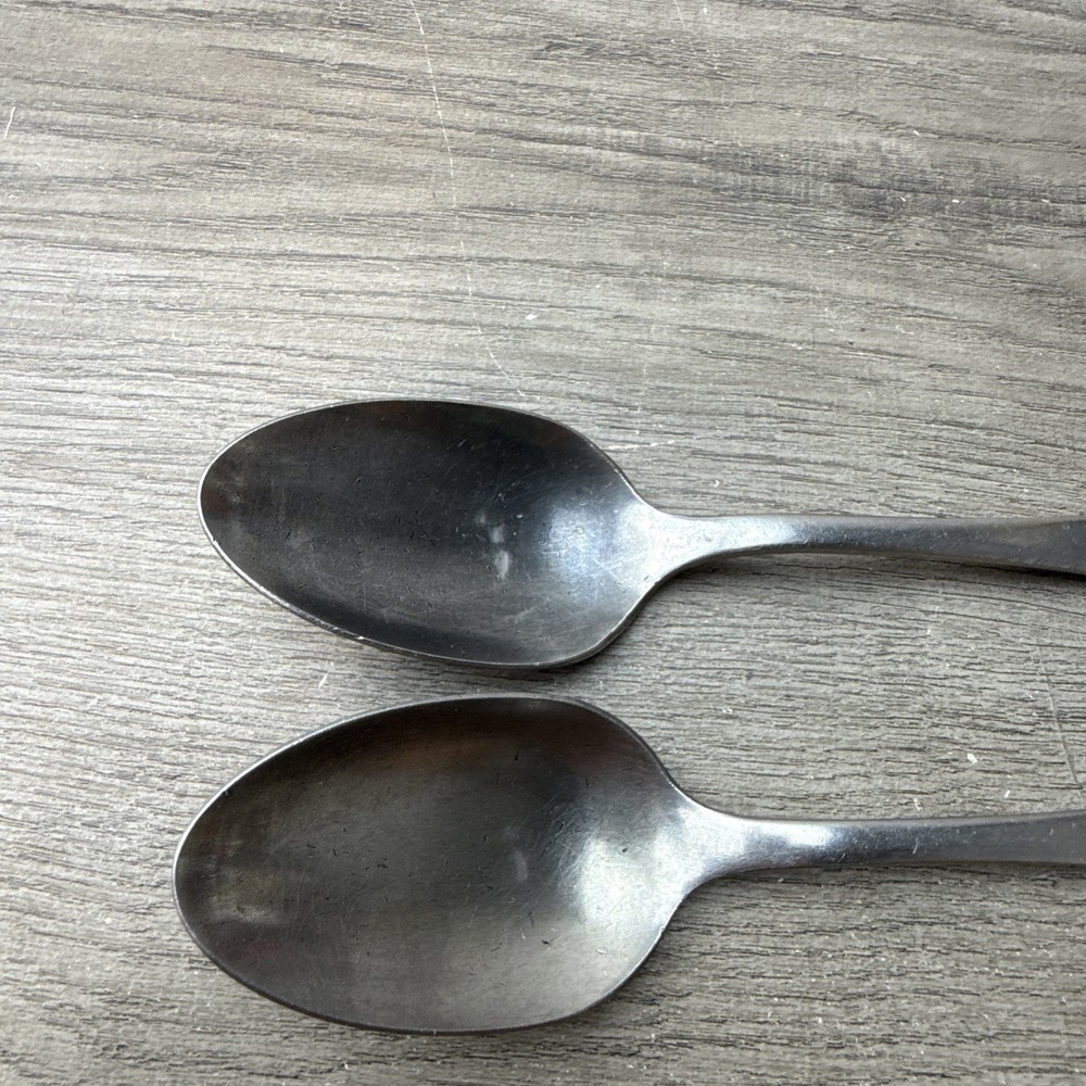Military U.S. WALLCO Stainless Mess Spoon Serving / Tablespoon Quantity 2