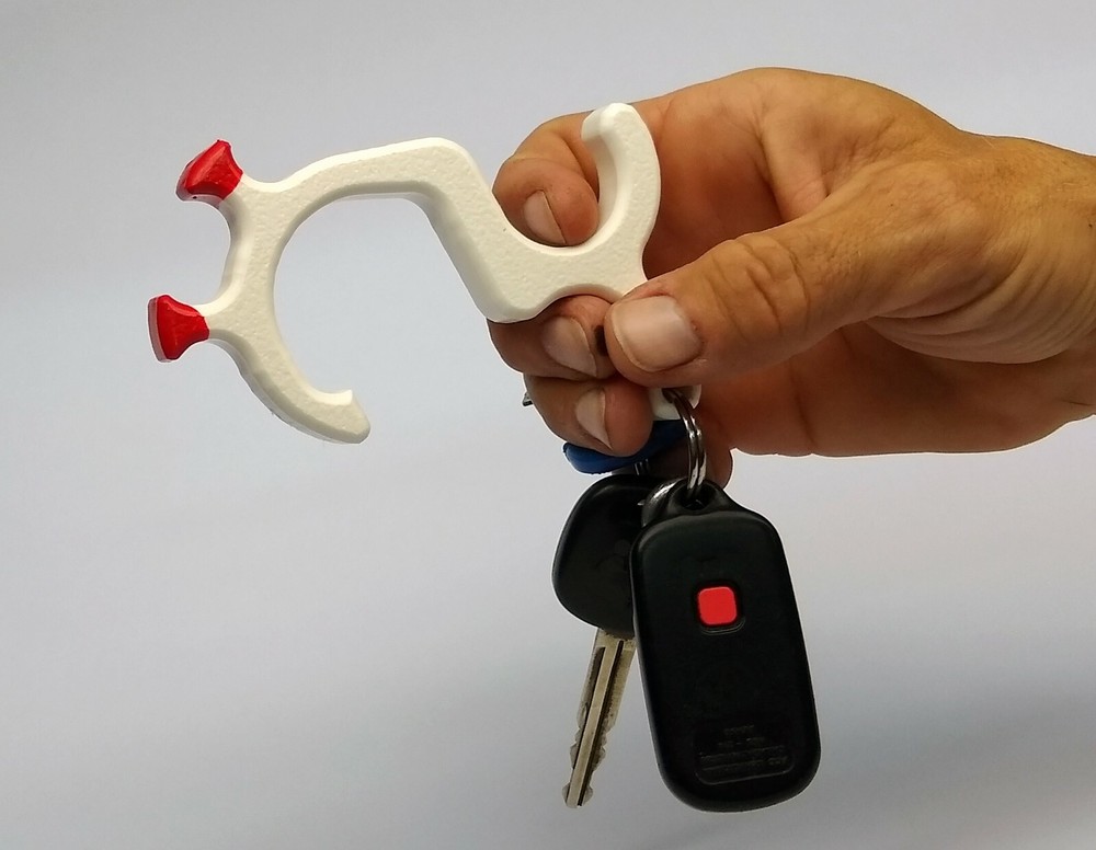 GERM BUG Hands free Anti Germ virus protection avoidance Grab Hook