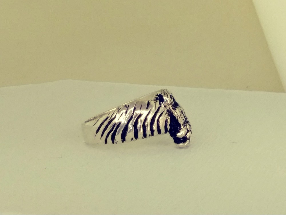 Silver Falcon ring (Eagle Hawk....) (size 9.75 ..6.6dwts handcrafted