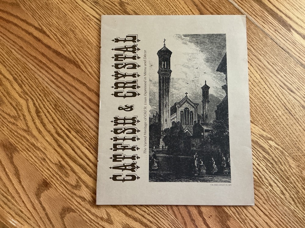 Vintage Catfish & Crystal Restaurant Menu, St. Louis, Mo.