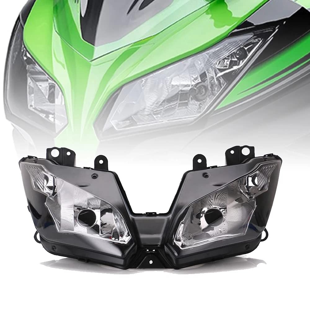 Motorcycle Headlight Assembly for Ninja 300 2013-2017 Clear