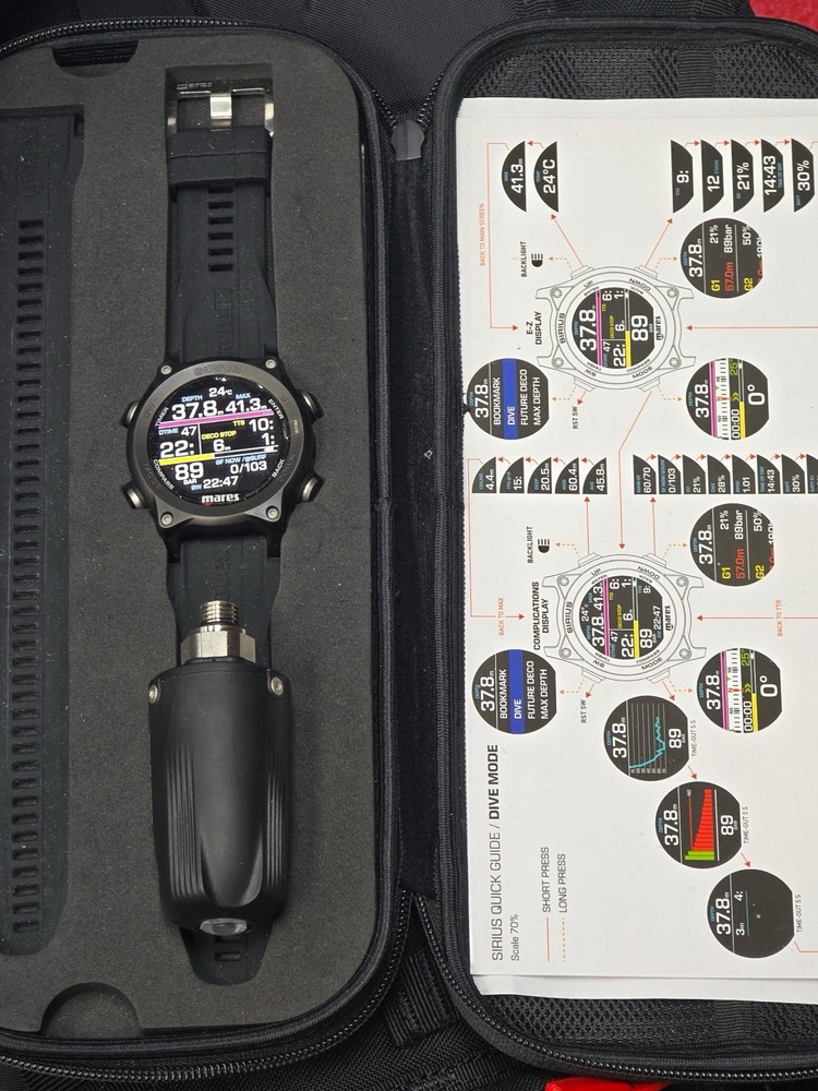 Zeagle Stiletto BCD W/BPI & Mares Sirus Dive Computer W/transmitter