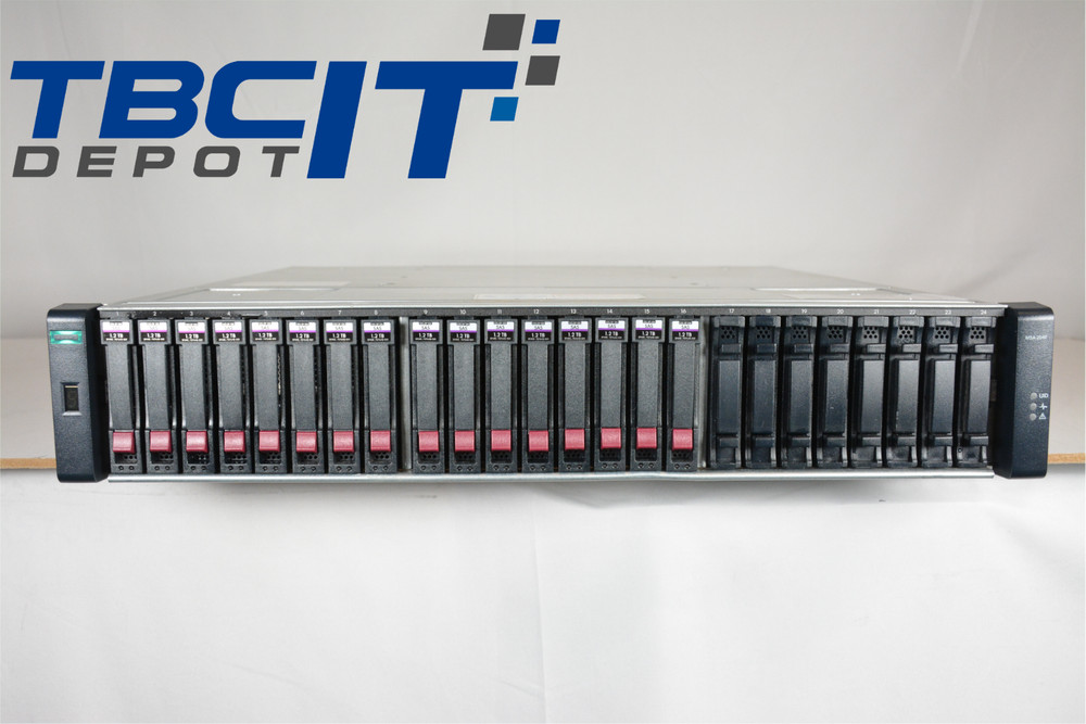 HP HPe MSA MSA2040 Modular Smart Array SAN 2xController 12Gbps SAS K2R84A