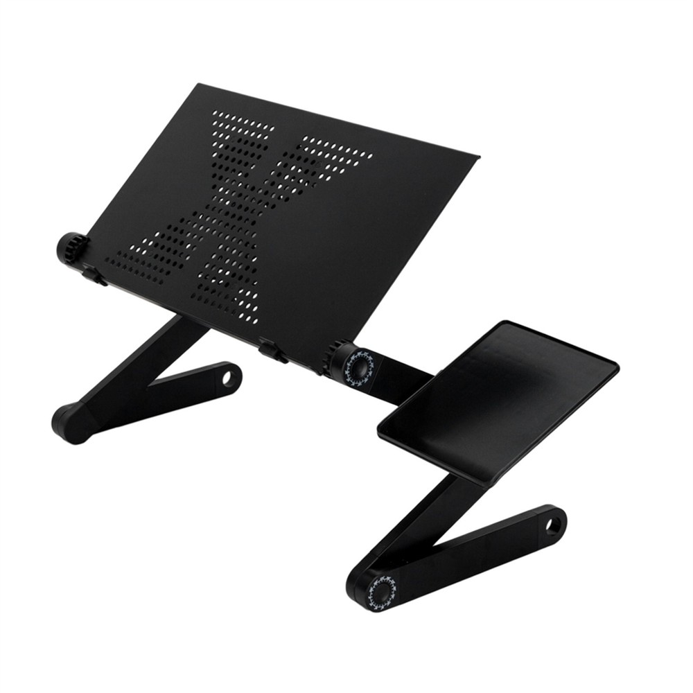 US 360°Adjustable Laptop Table Stand Lap Sofa Bed Tray Foldable PC Notebook Desk