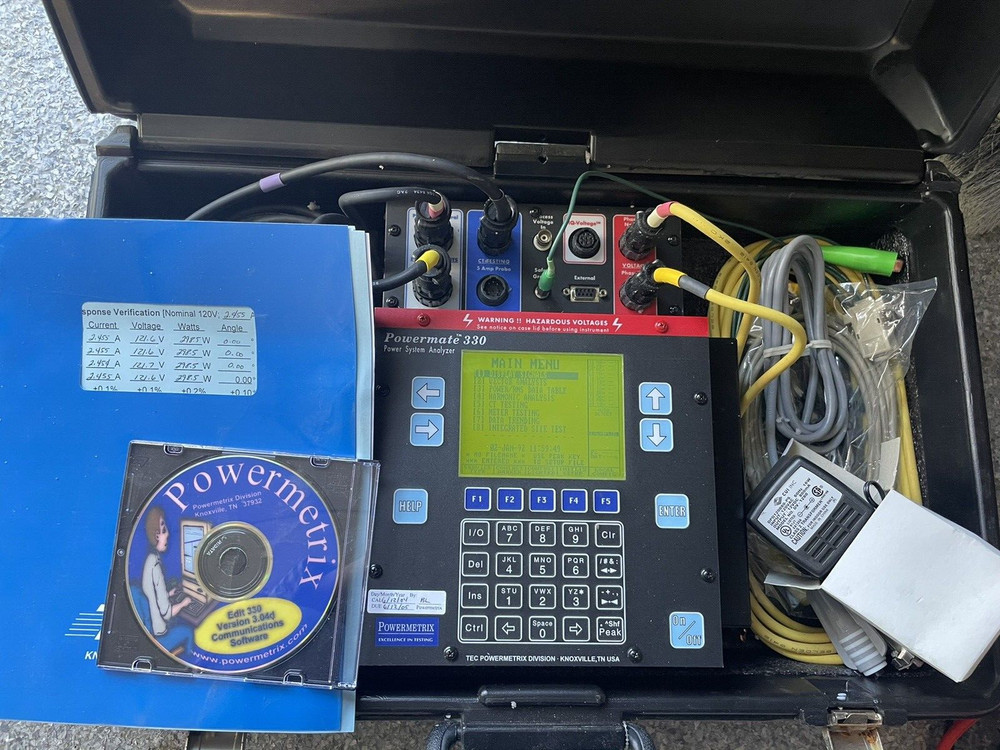 PowerMetrix PowerMate 330 Power System Analyzer - A