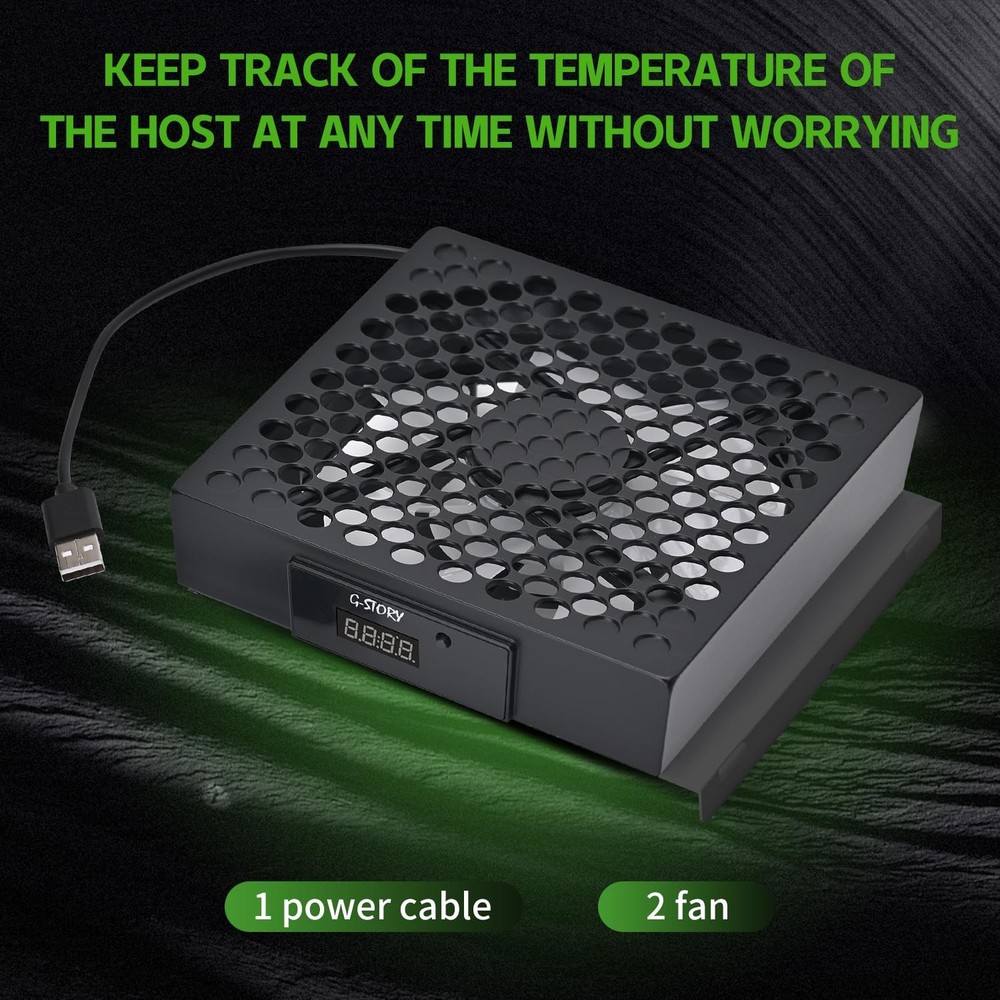 Automatic Temperature-Controlled Fan for Xbox Series S