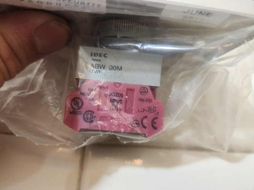 Access Security Products Model ASP-32 Push Door Release for Emergency Button