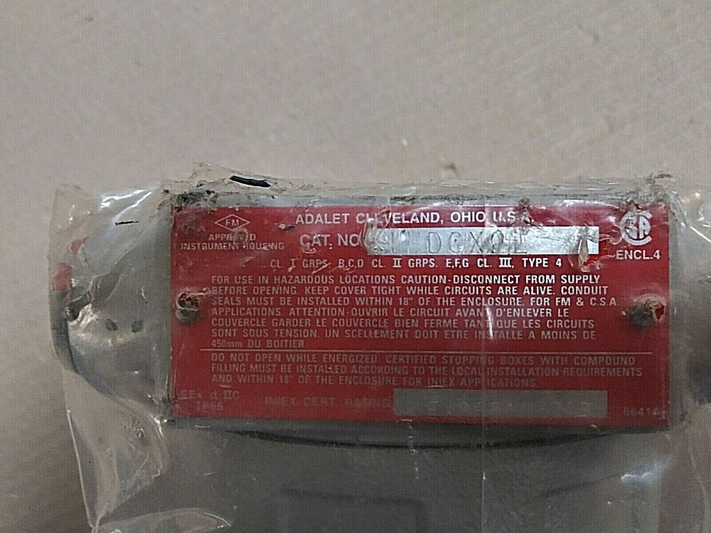 NEW Adalet XIHDCX2L W/ Ronan Unit Transmitter