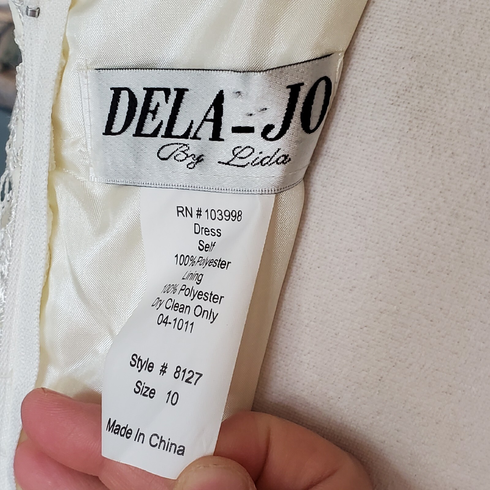 Vintage 90s Cream Ivory Crochet Chiffon Layered Long Wedding Dress Beach Size 10