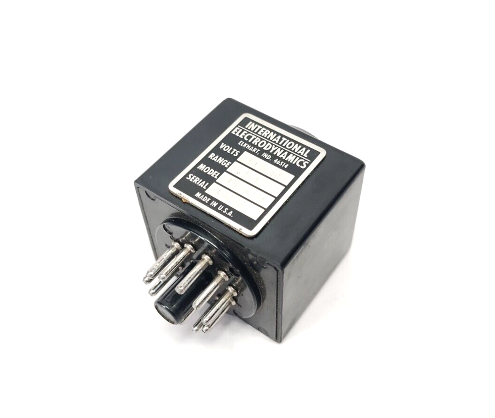 International Electrodynamics TR5-201 Time Delay Increase Relay, .1-1 Sec 120VAC