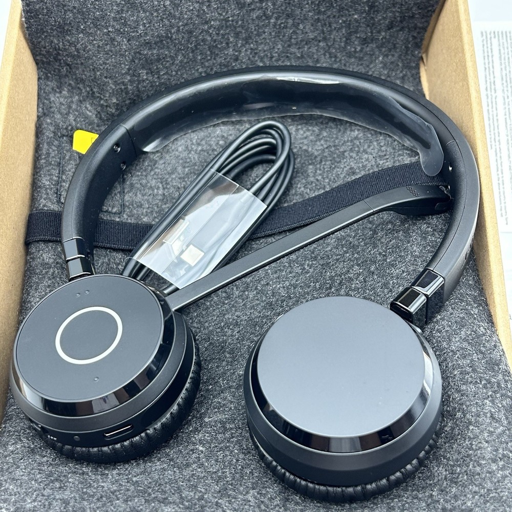 Jabra Evolve 65 TE (Third Edition) Wireless Dual-Ear Headset Version A ~ NEW