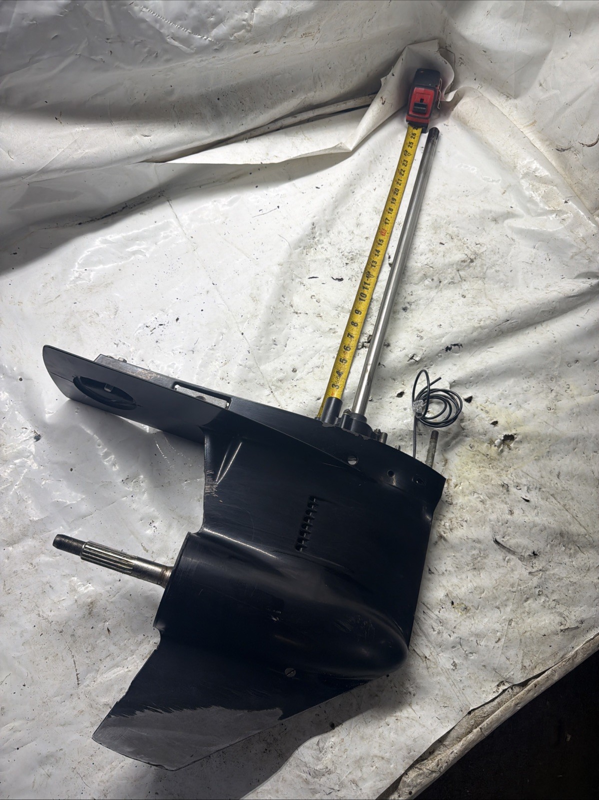 USED 135/150/175/200 hp MERCURY OUTBOARD LOWER UNIT Freshwater Low Hours