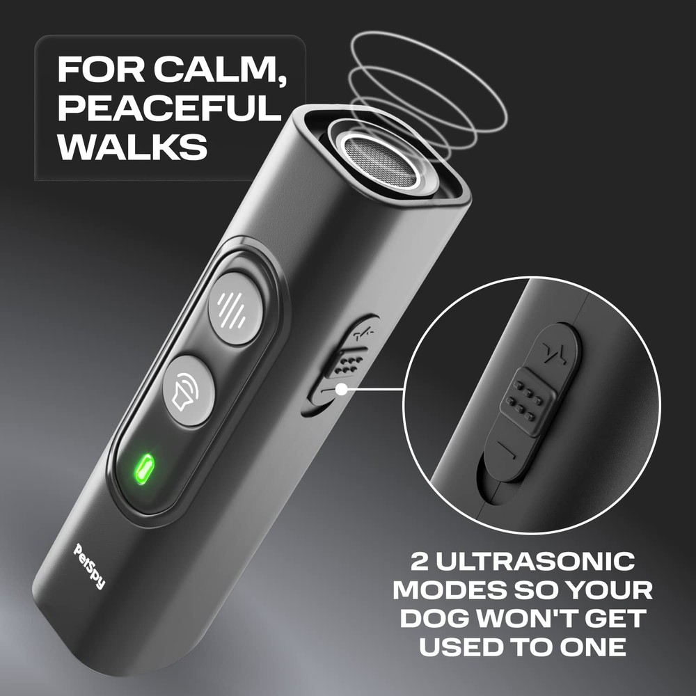 N10 Ultrasonic Dog Bark Deterrent, 2 Frequency Modes, Barking Control Device ...