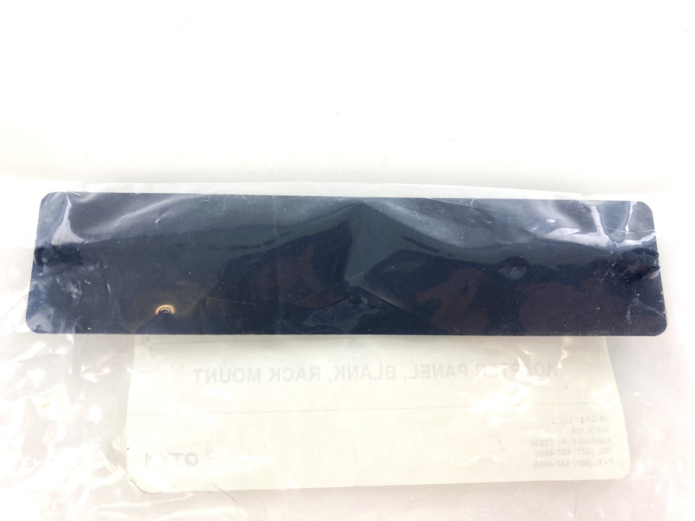 TE Connectivity AP-BLANK Adapter Panel, Rack Mount, Black