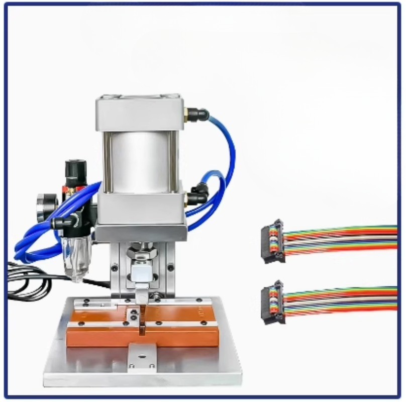 Small Pneumatic Multi-wire Crimping Machine Computer Cable Crimping Machine