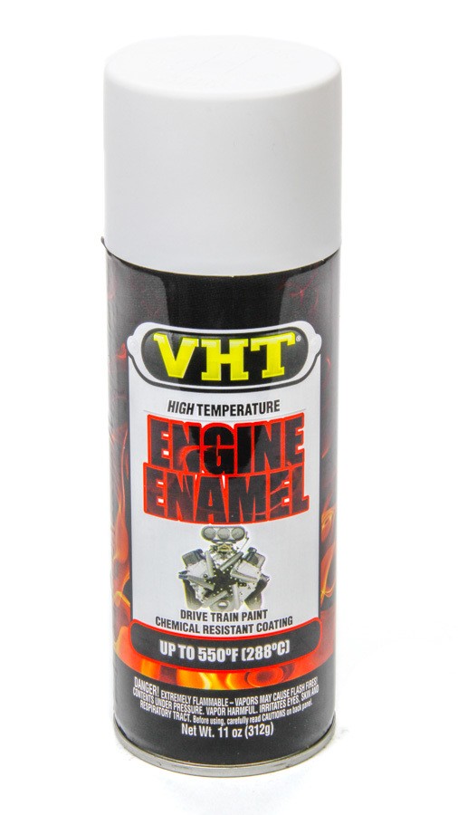 VHT Gloss White Engine Enamel Spray - High Temp Ceramic Urethane 11 oz - 2 PACK