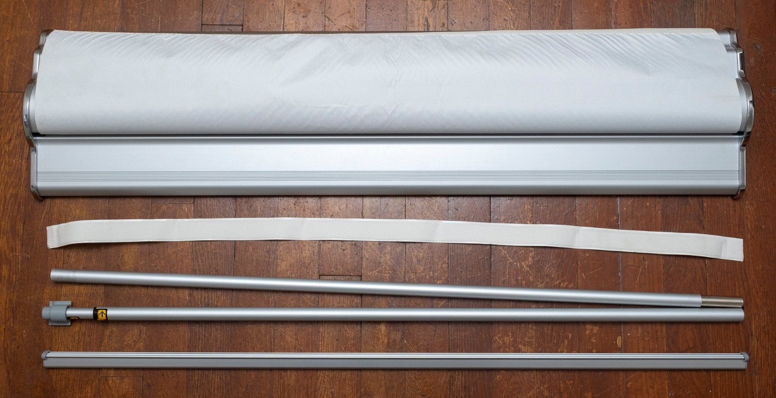 Silver Step 36” Retractable Banner Stand – Trade Show, Event & Pop-Up Display