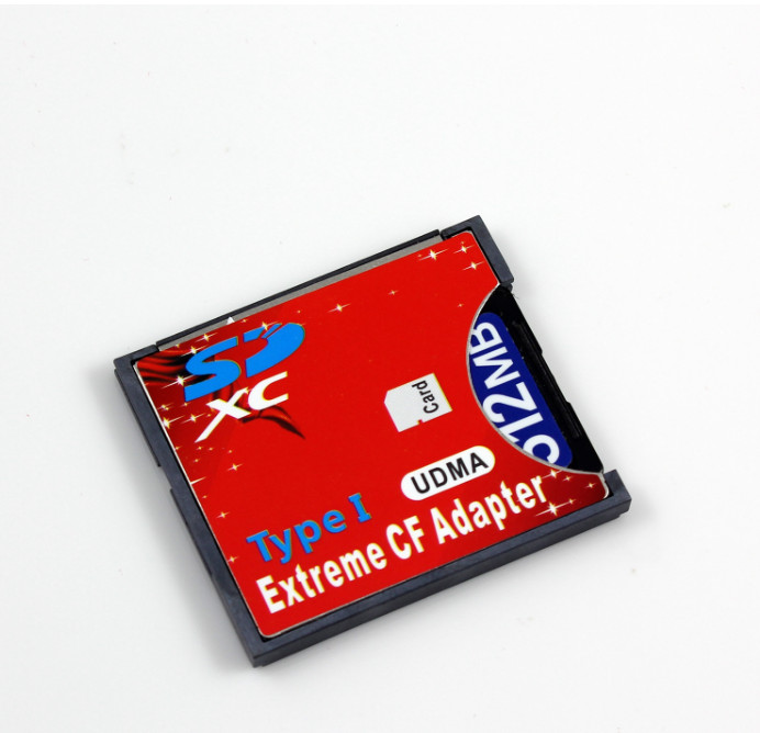 OE NEW SD SDHC SDXC To CF Compact Flash Memory Card Adapter Reader