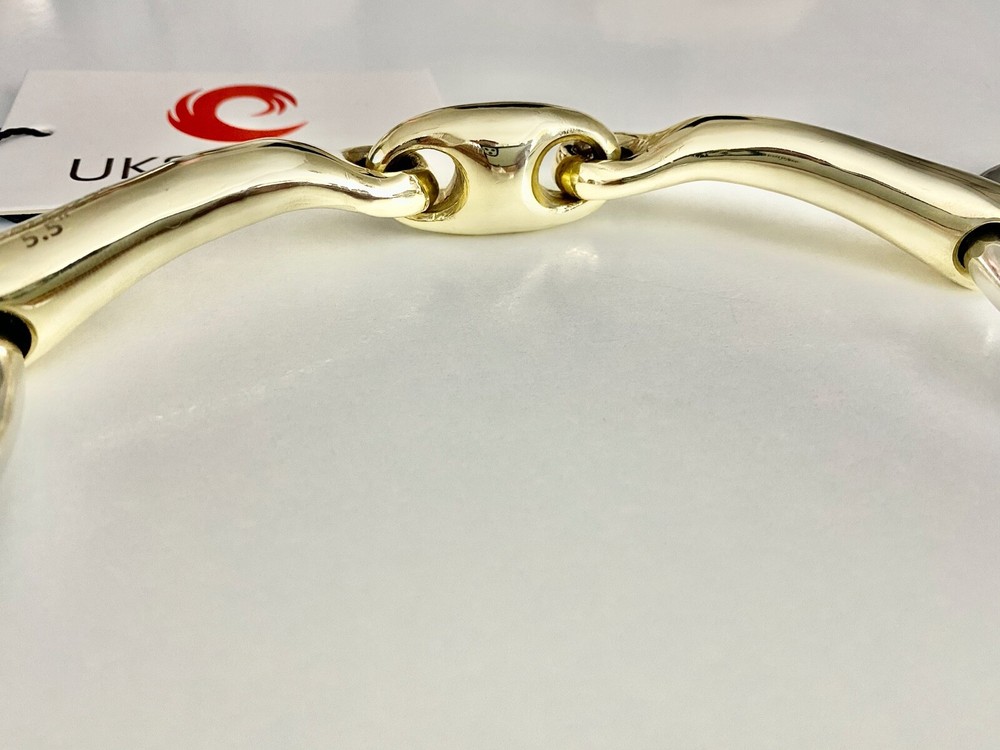 Loose Ring Snaffle Bit Curved Angled MP / Lozenge(UKSALES25®)*SAME DAY DISPATCH*