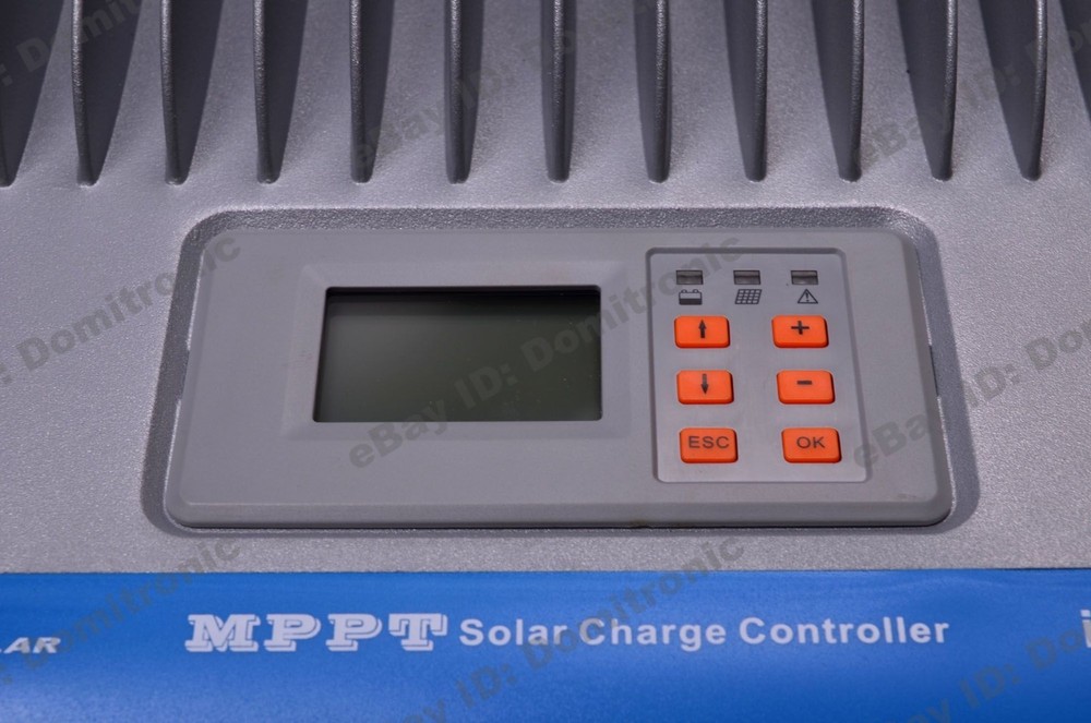 Epever MPPT Solar Charge Controller 12V/24V/36V/48VDC Panel Solar Regulator CE