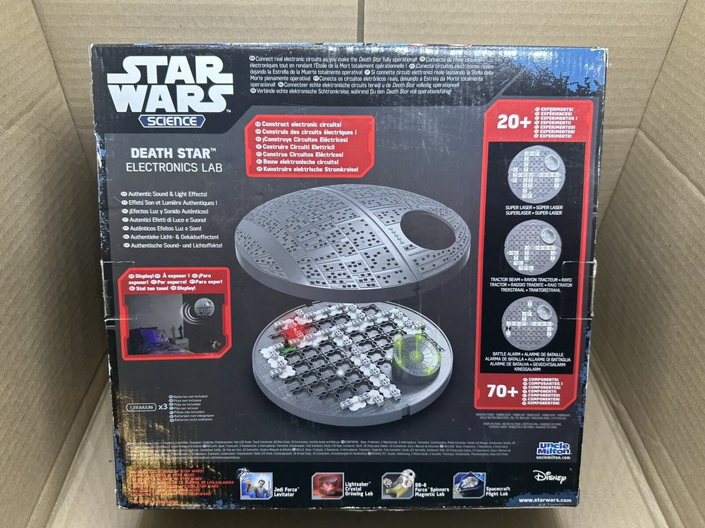 Star Wars Death Star Electronics Lab Kit Science Uncle Milton Lights Soun