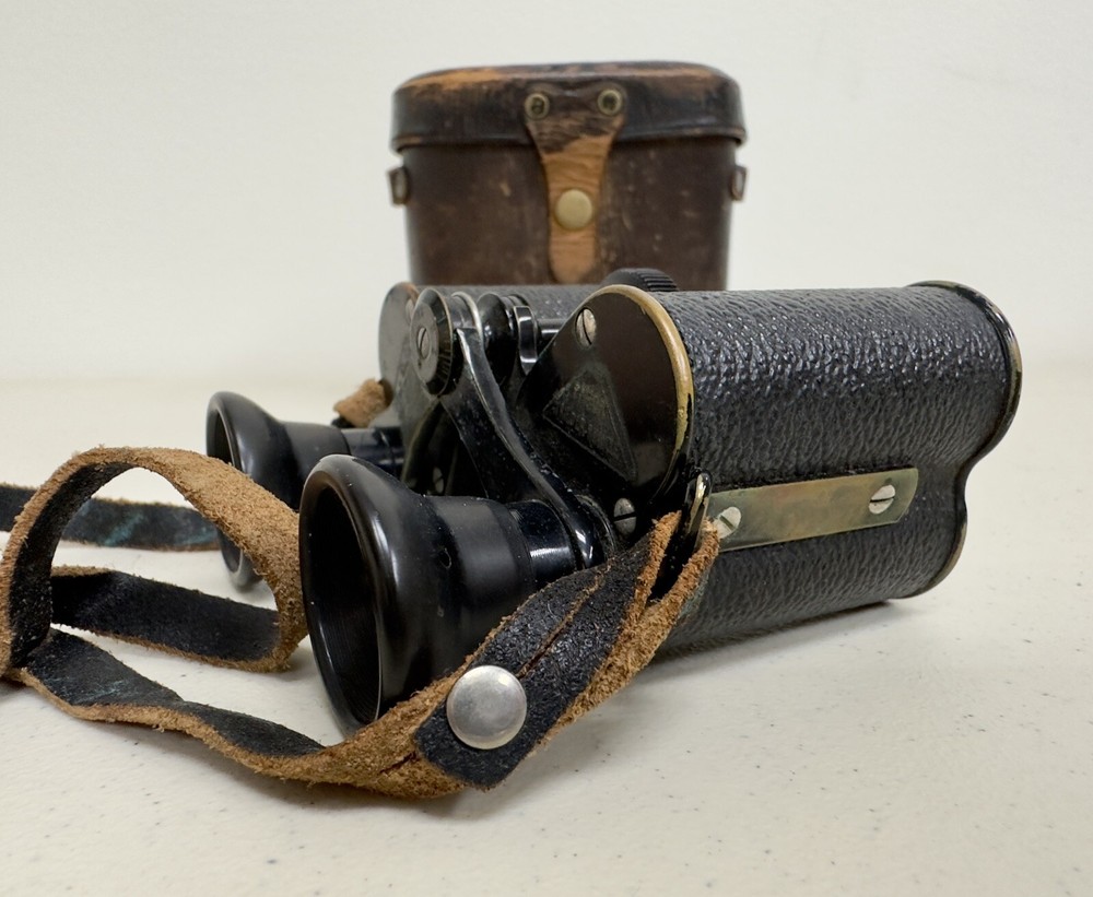 Vintage Goerz German Binoculars With Case