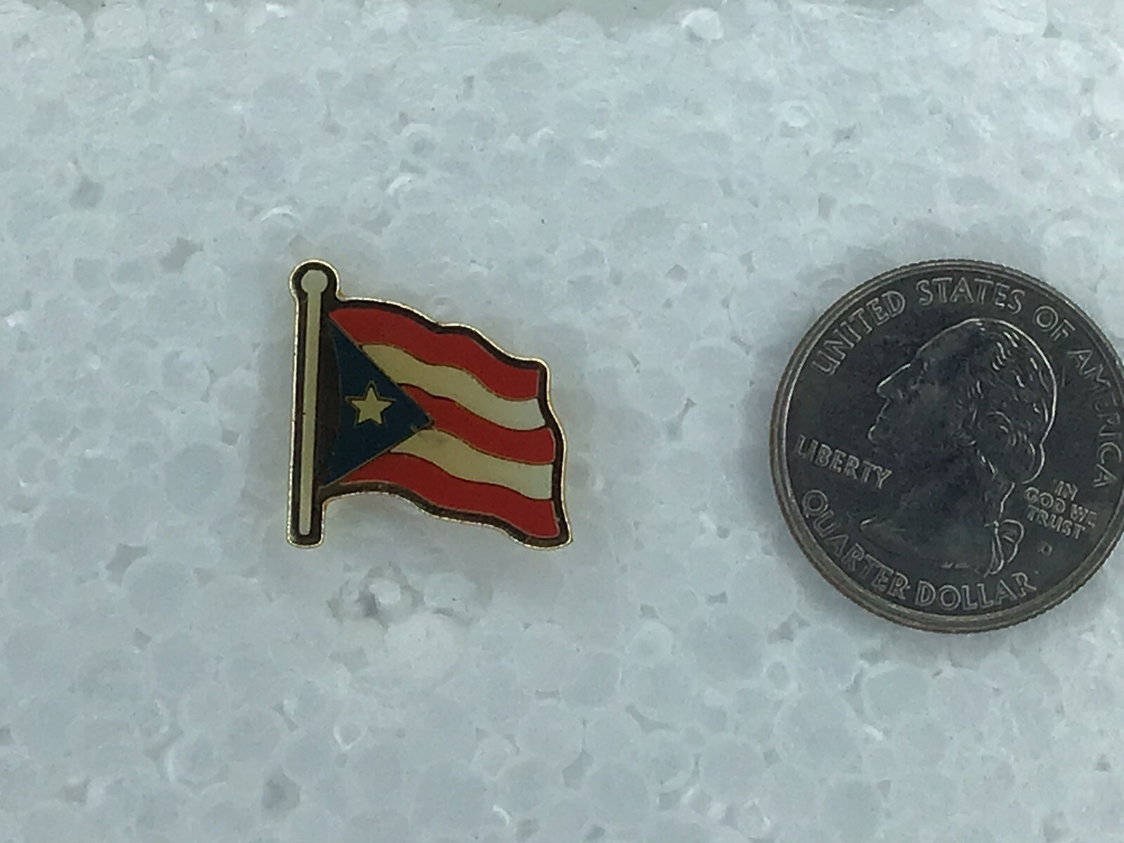 Puerto Rico Flag Pin Lapel Puerto Rican Pinback
